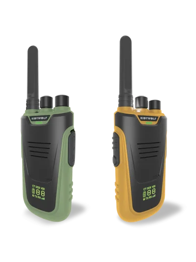 Kidywolf KIDYTALK Walkie-talkie za djecu (6 km domet) Green Orange
