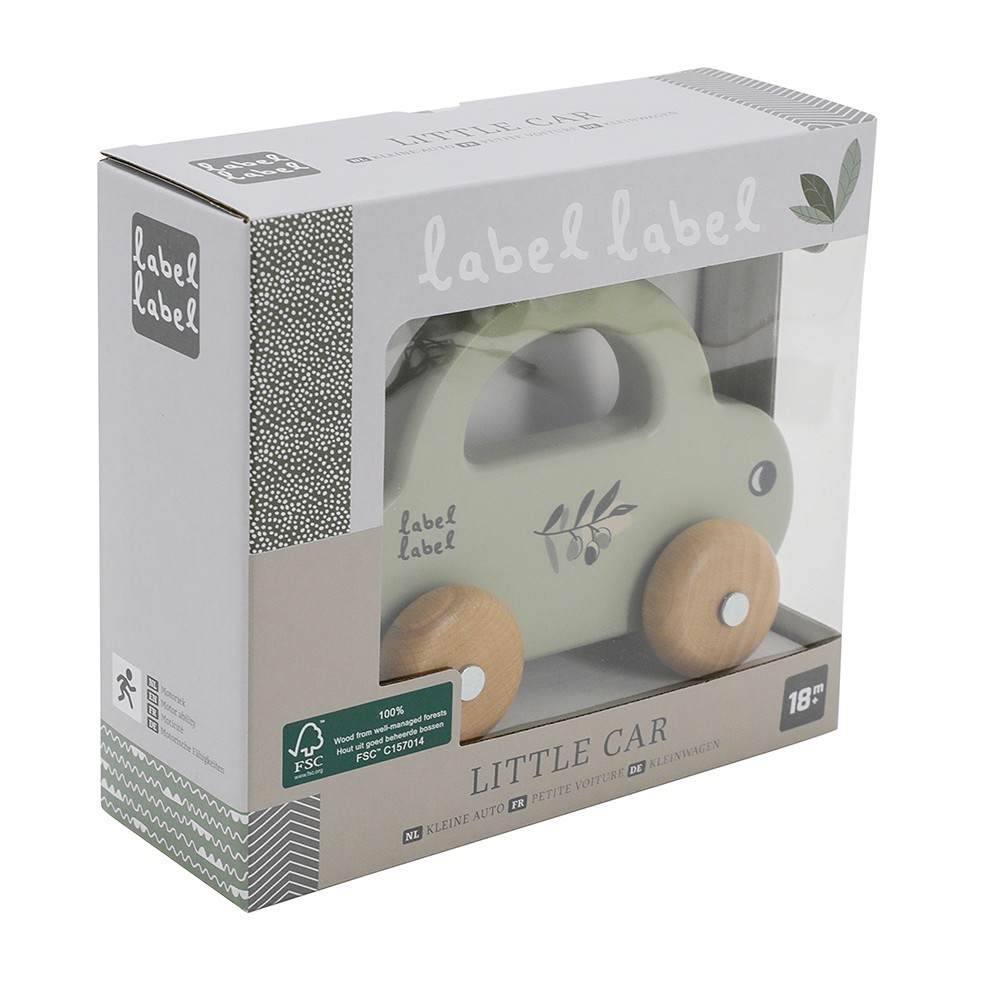 Label Label Drveni autić Olive Green - Image 2