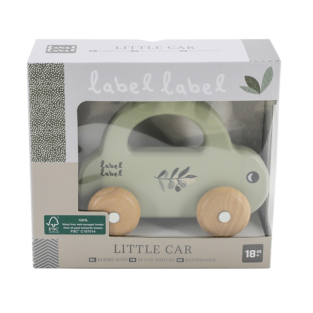 Label Label Drveni autić Olive Green - Image 4