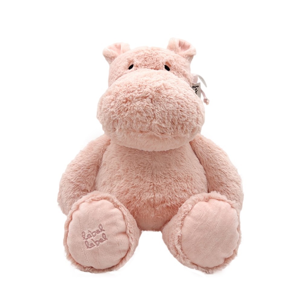 Label Label Plišana igračka Hippo Harvey L (34cm) Pink
