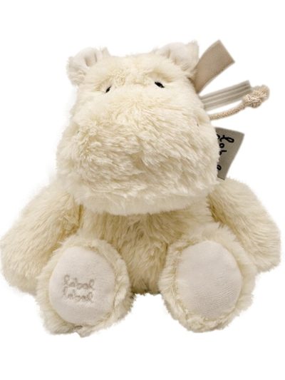 Label Label Plišana igračka Hippo Harvey S (15cm) Ivory