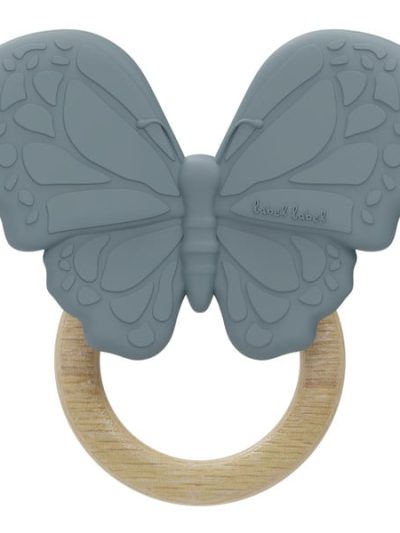 Label Label silikonska Glodalica Grickalica - Leptir Blue