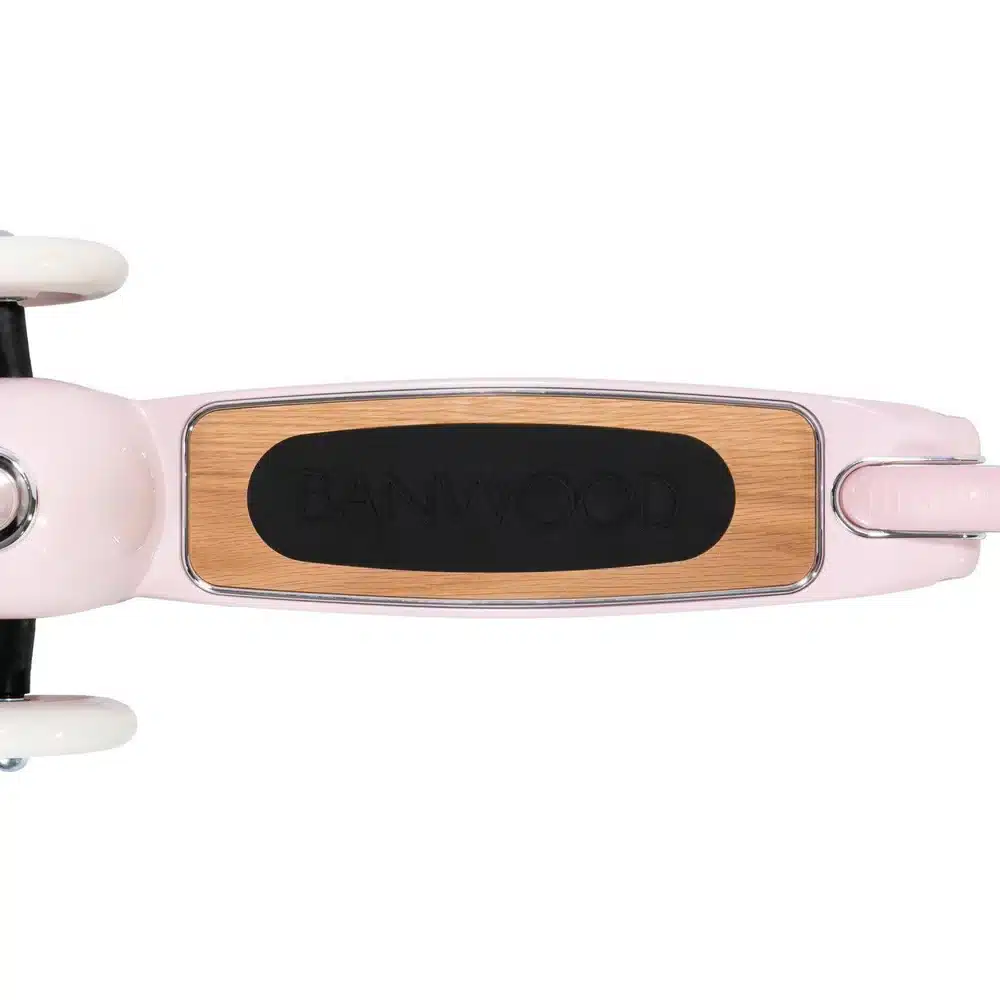 Banwood Romobil Trotinet Pink + Pletena korpica - Image 12
