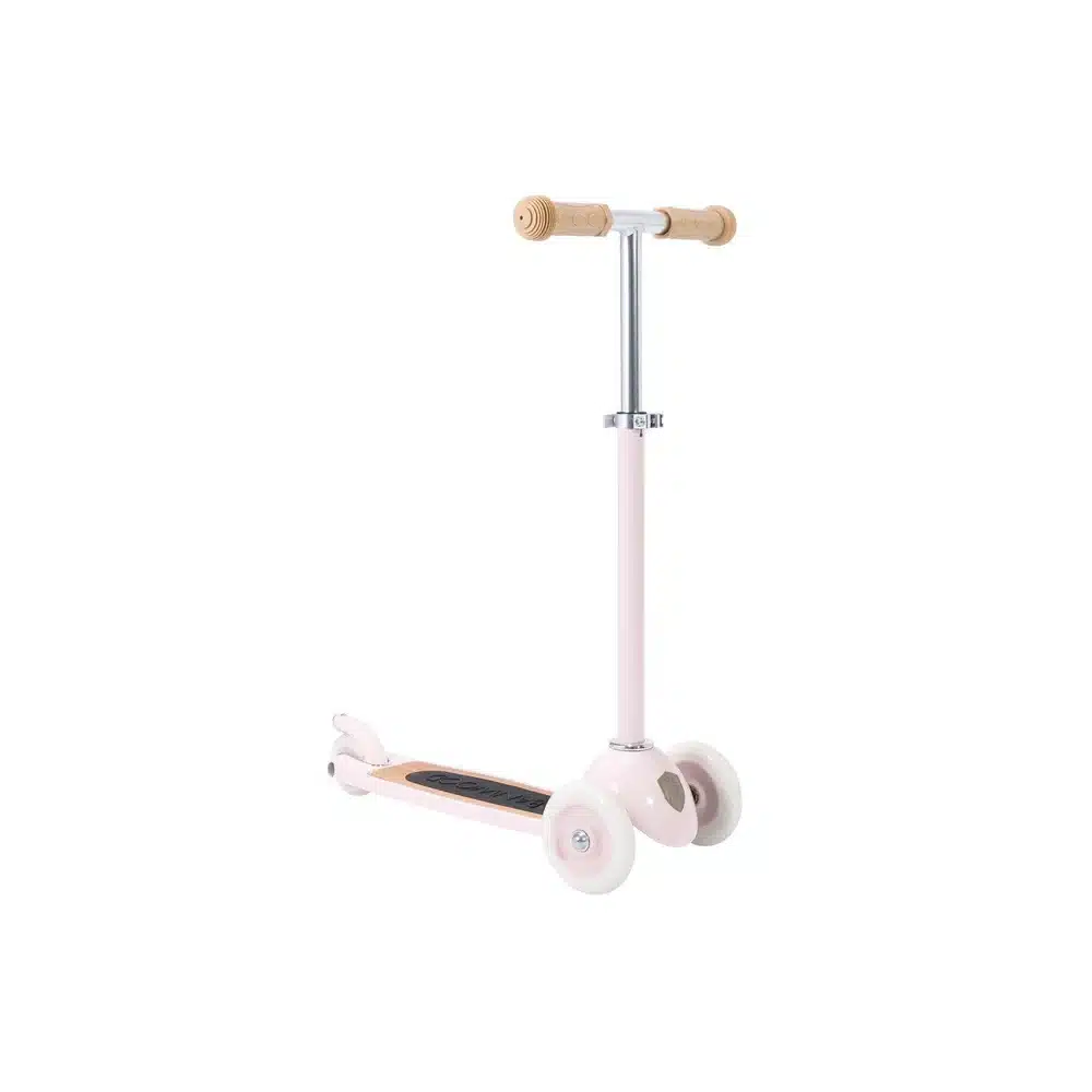 Banwood Romobil Trotinet Pink + Pletena korpica - Image 15