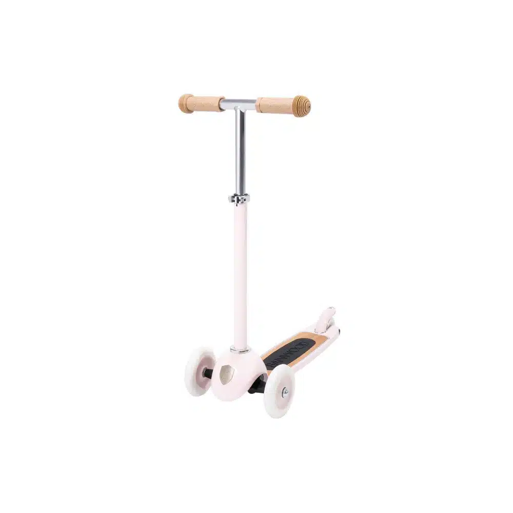 Banwood Romobil Trotinet Pink + Pletena korpica - Image 8
