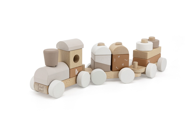 Label Label Drveni didaktički vozić za slaganje Nougat - Image 5