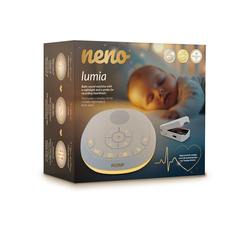 Neno Lumia 3u1 Aparat za bijeli šum, noćno svjetlo i snimanje otkucaja srca - Image 6