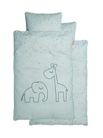 Done by Deer Posteljina Dreamy dots Blue (70×100; 40×45)