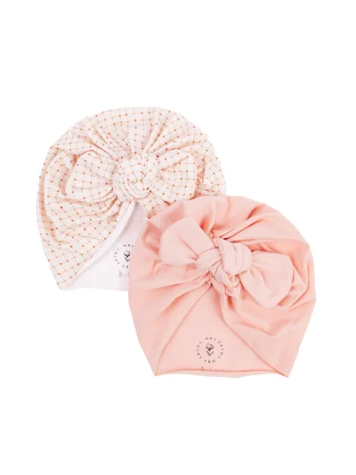 Mrs Ertha Twiny turban set (2kom) Organic Squares