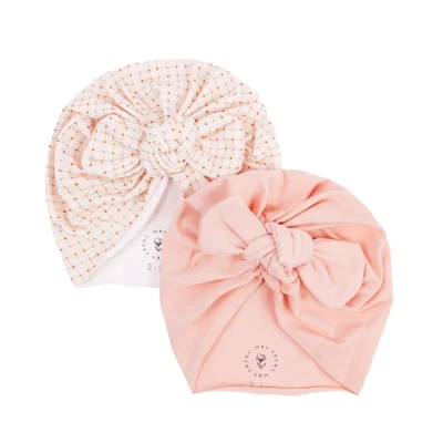 Mrs Ertha Twiny turban set (2kom) Organic Squares