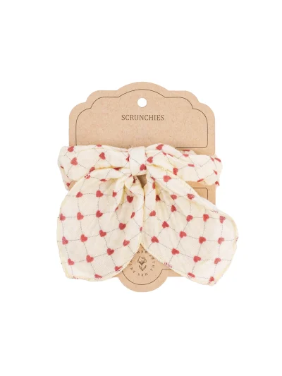 Mrs Ertha Scrunchies ukrasna gumica sa mašnom Lovely Roots