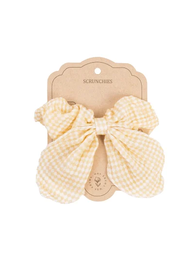 Mrs Ertha Scrunchies ukrasna gumica sa mašnom Speckled Diamond
