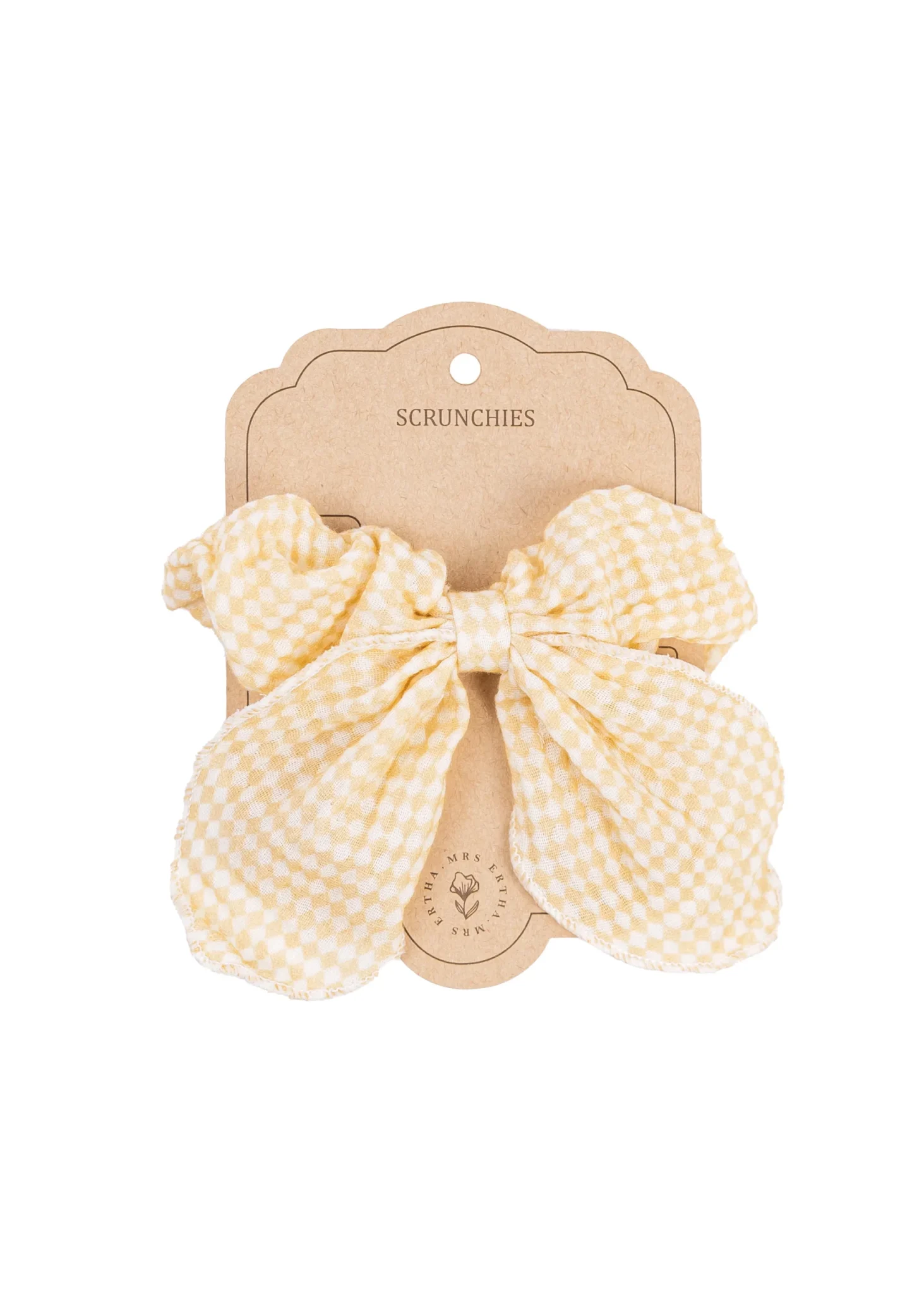 Mrs Ertha Scrunchies ukrasna gumica sa mašnom Speckled Diamond