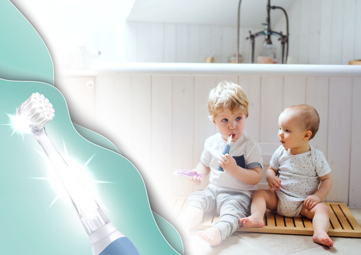 Neno Denti Električna četkica za zube za bebe (3–36m) Blue - Image 7