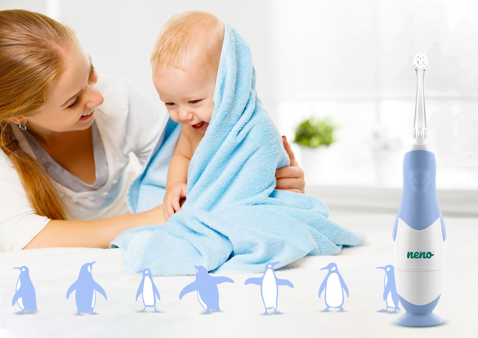 Neno Denti Električna četkica za zube za bebe (3–36m) Blue - Image 9