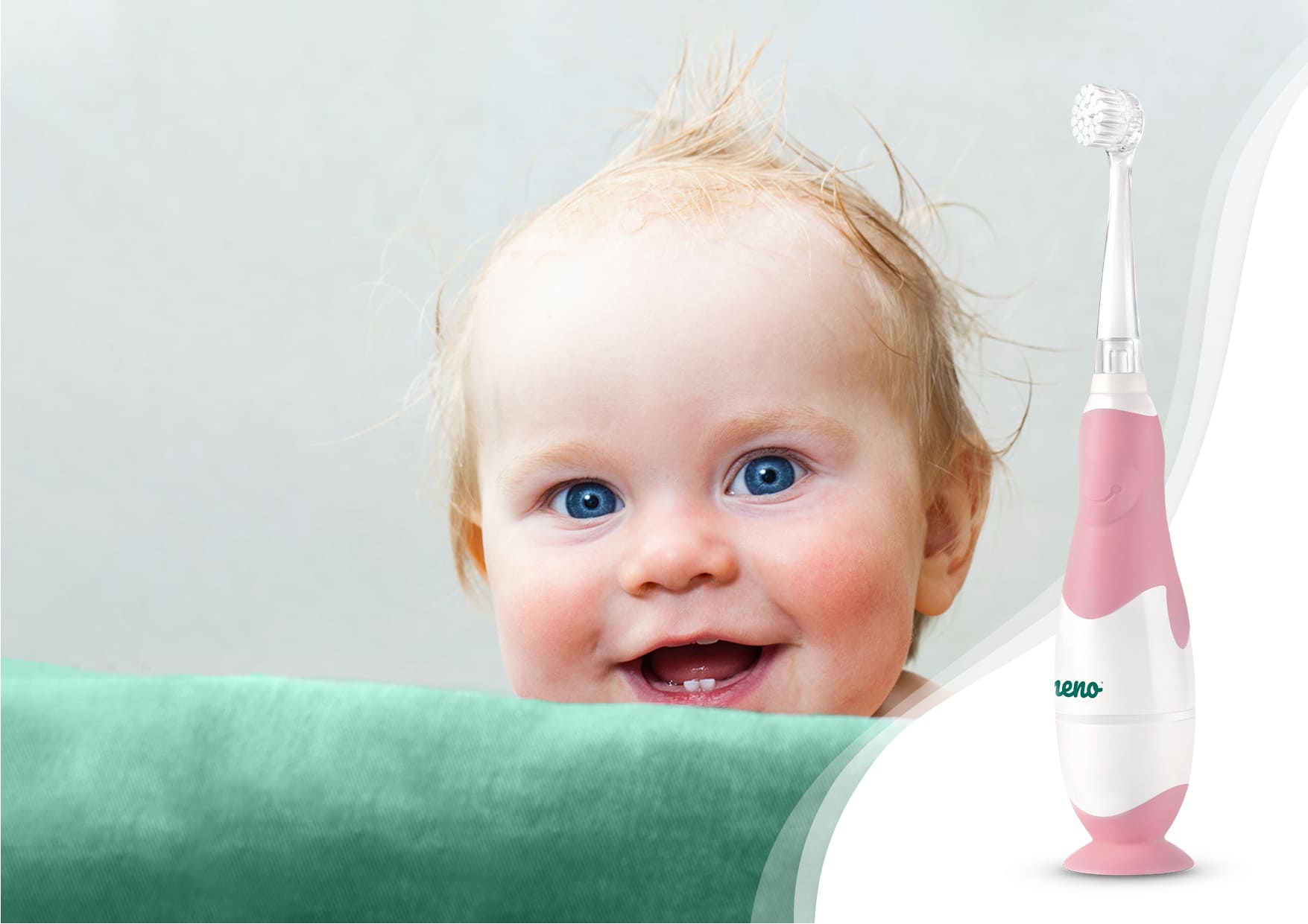 Neno Denti Električna četkica za zube za bebe (3–36m) Pink - Image 3