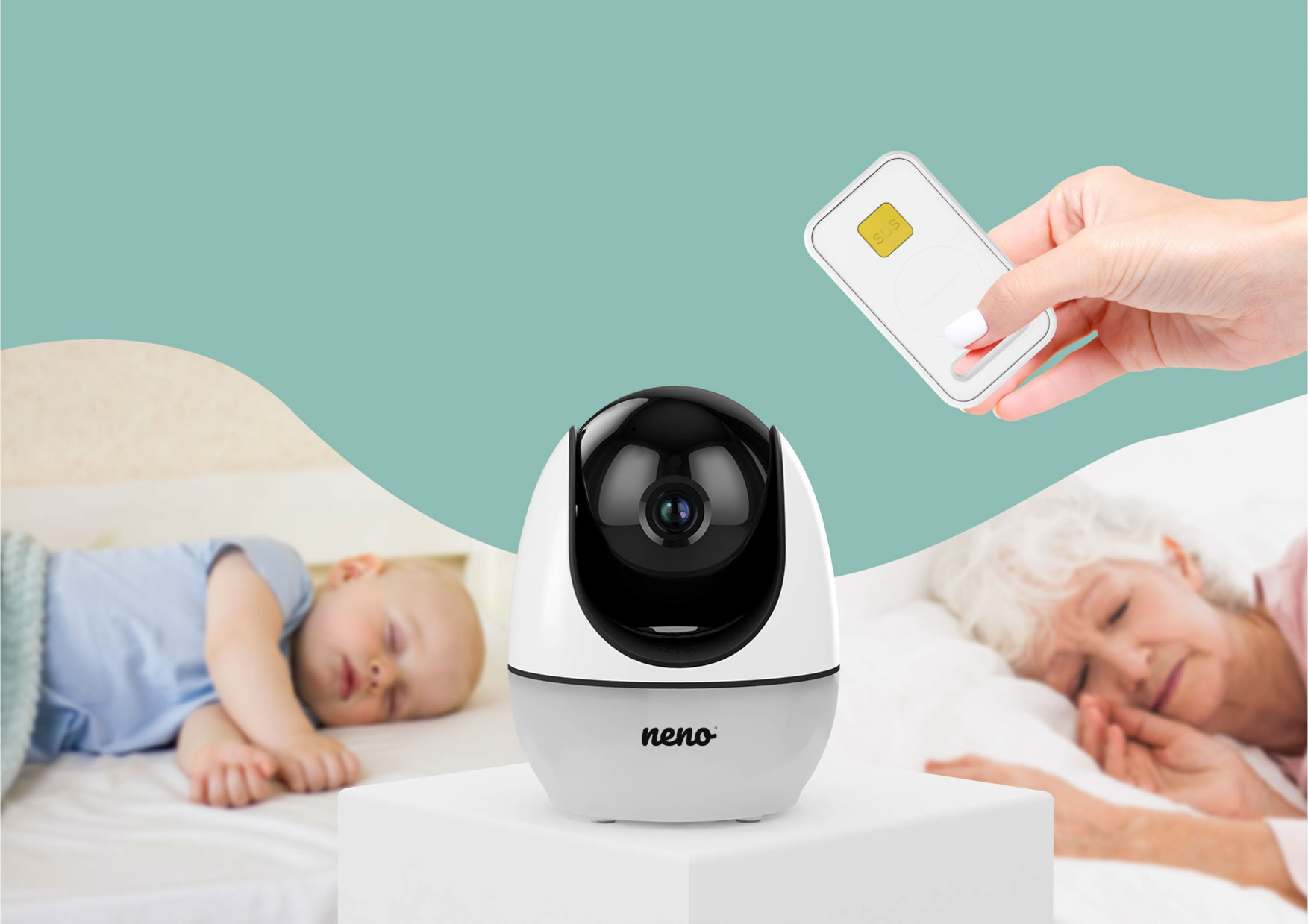 Neno Ti Amo Wireless monitor s kamerom i SOS funkcijom - Image 2