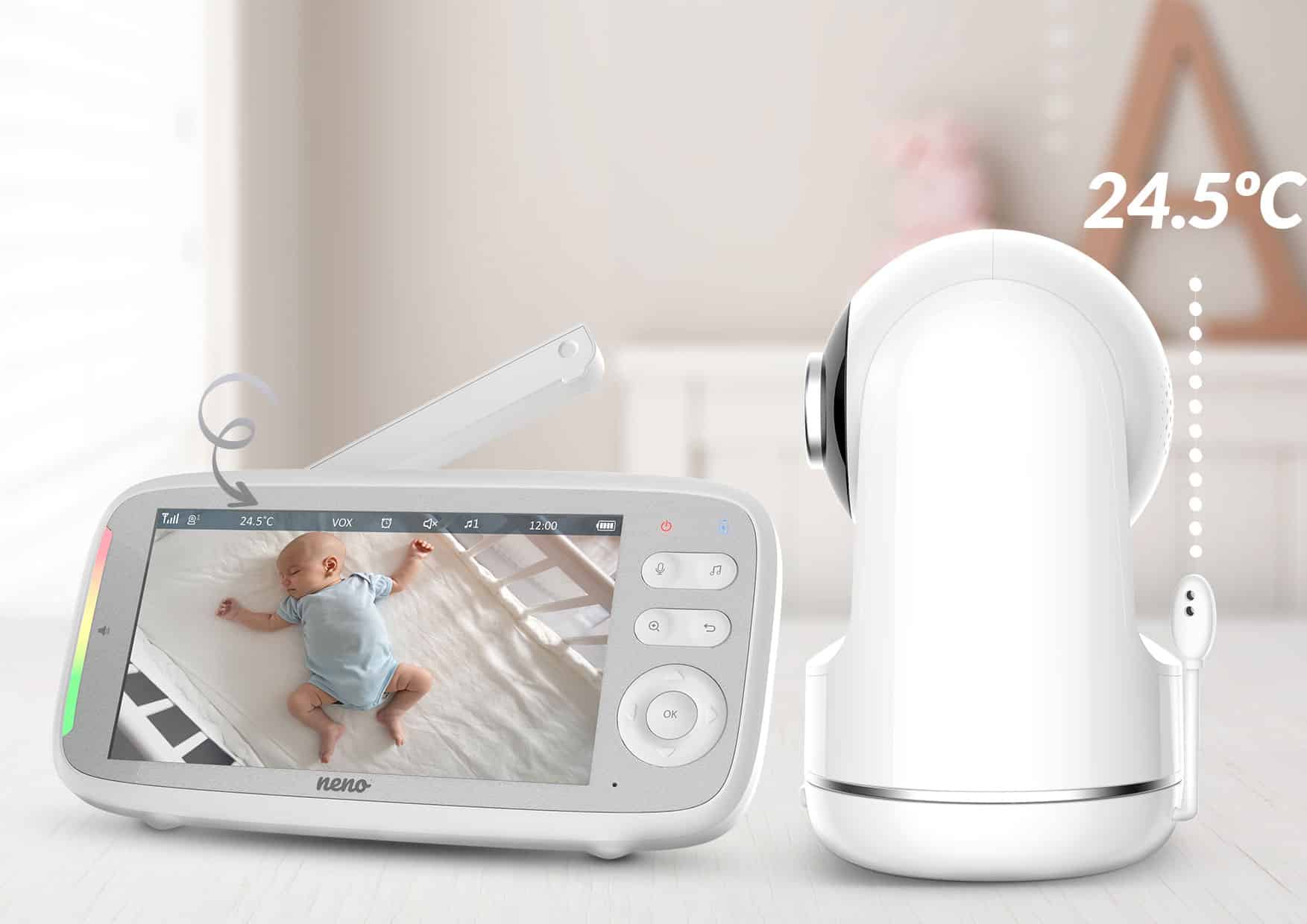 Neno Vista Wireless baby monitor s kamerom i bežičnim ekranom (2.4 GHz) - Image 15