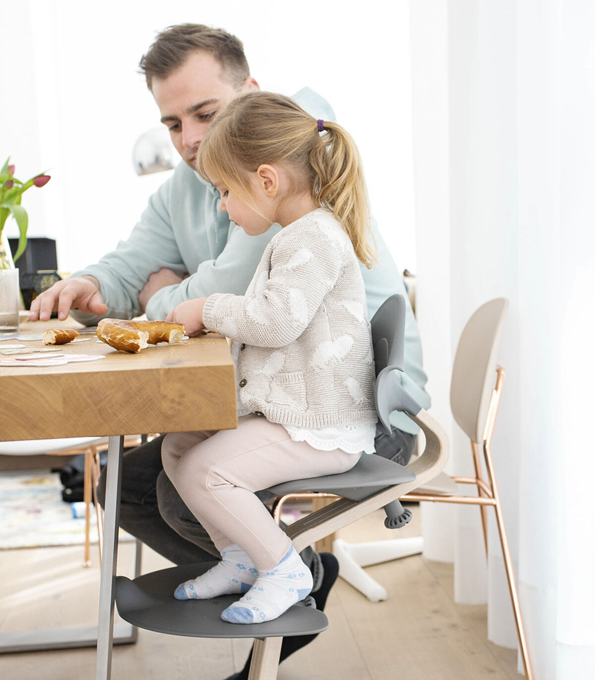 Stokke Nomi Dječija stolica Natural Grey - Image 2
