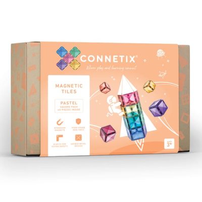 Connetix Tiles Pastel Square set (40 kom)