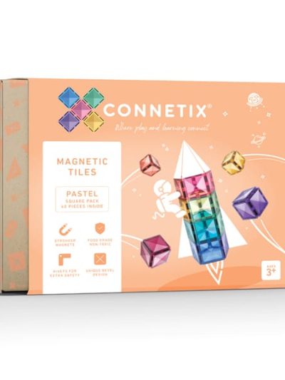 Connetix Tiles Pastel Square set (40 kom)