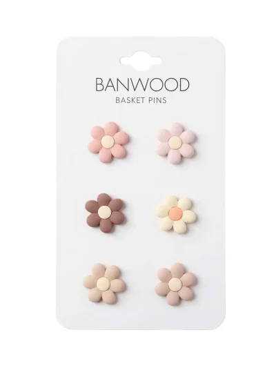 Banwood Pin & Ride ukrasni pinovi Flowers