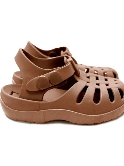 Mrs Ertha Ljetne silikonske sandale Rusted Orange
