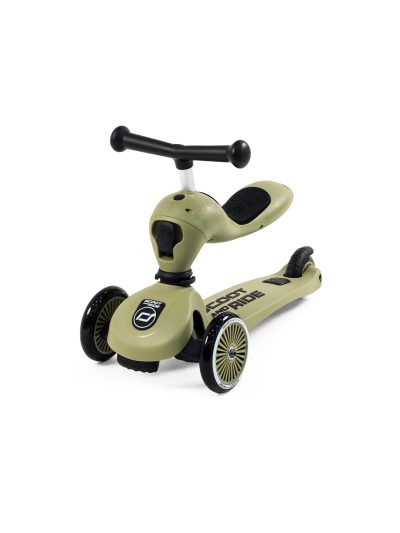Scoot and Ride Highwaykick 1 Olive romobil / trotinet i guralica