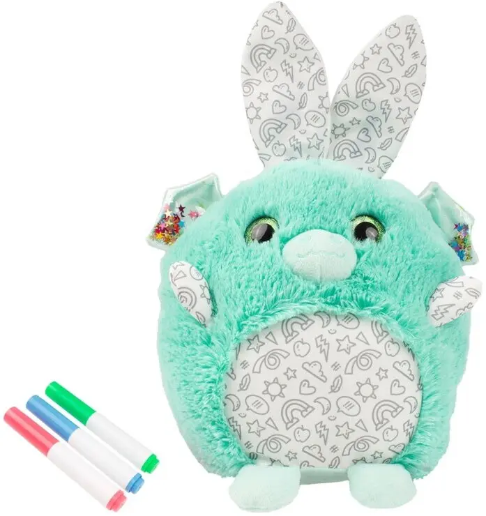 Crayola Scribble Me Furry plišana igračka za crtanje – zelena - Image 2