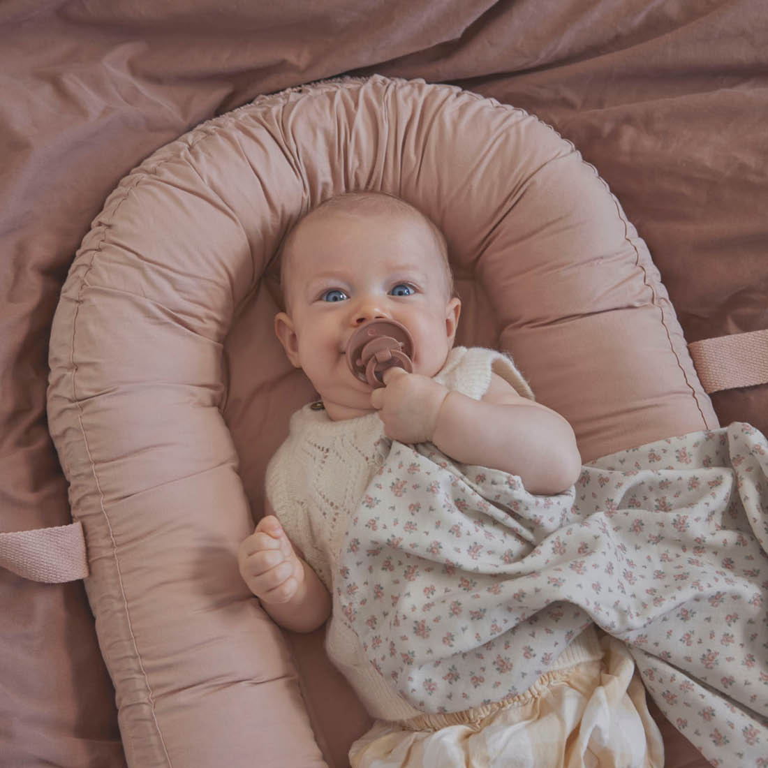 Elodie Cucle kaučuk Binky Bundle Pure Khaki (3m+) 2kom - Image 2