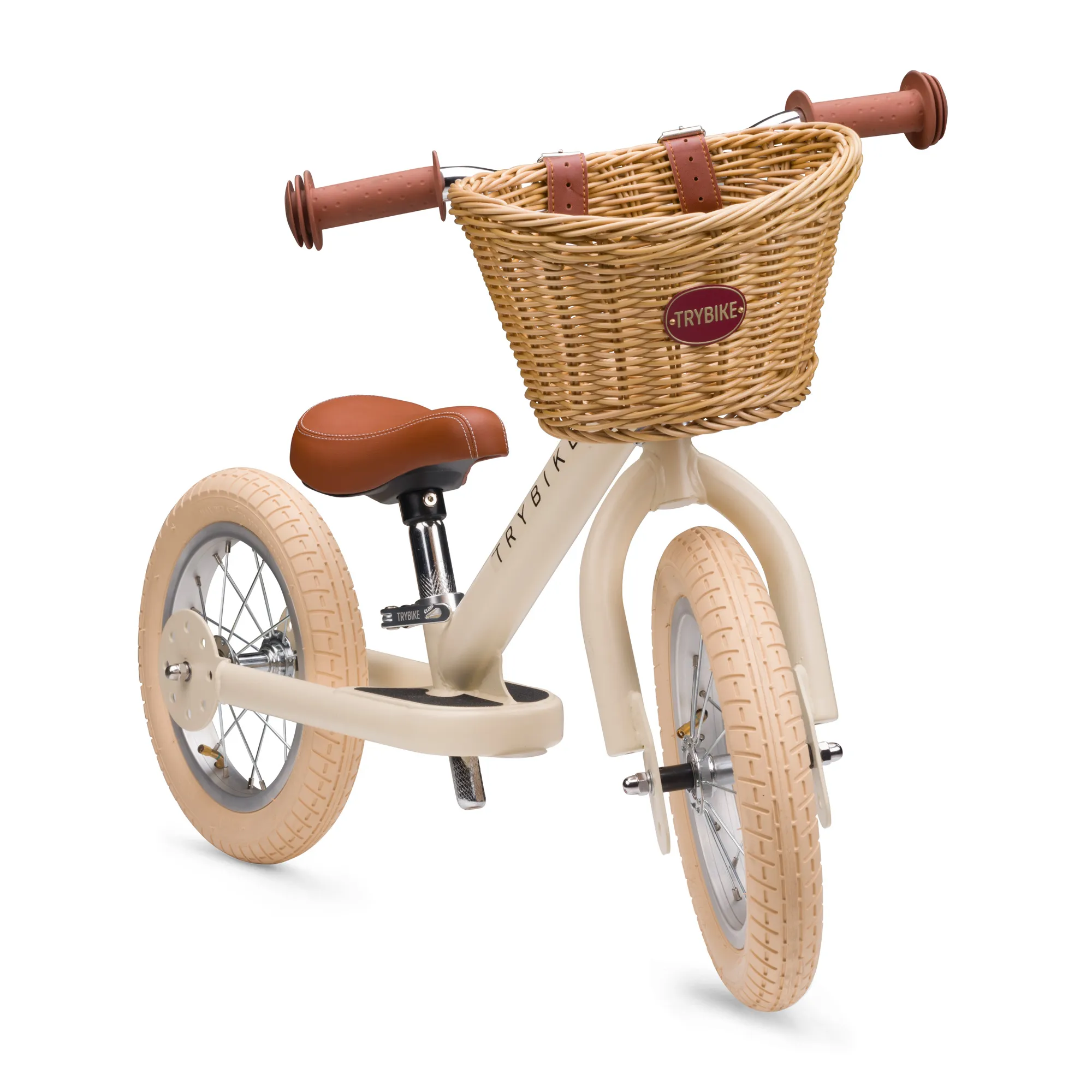 Trybike Balans bicikl 2u1 Steel Vintage Cream Matt - Image 4