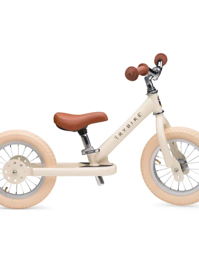 Trybike Balans bicikl 2u1 Steel Vintage Cream Matt