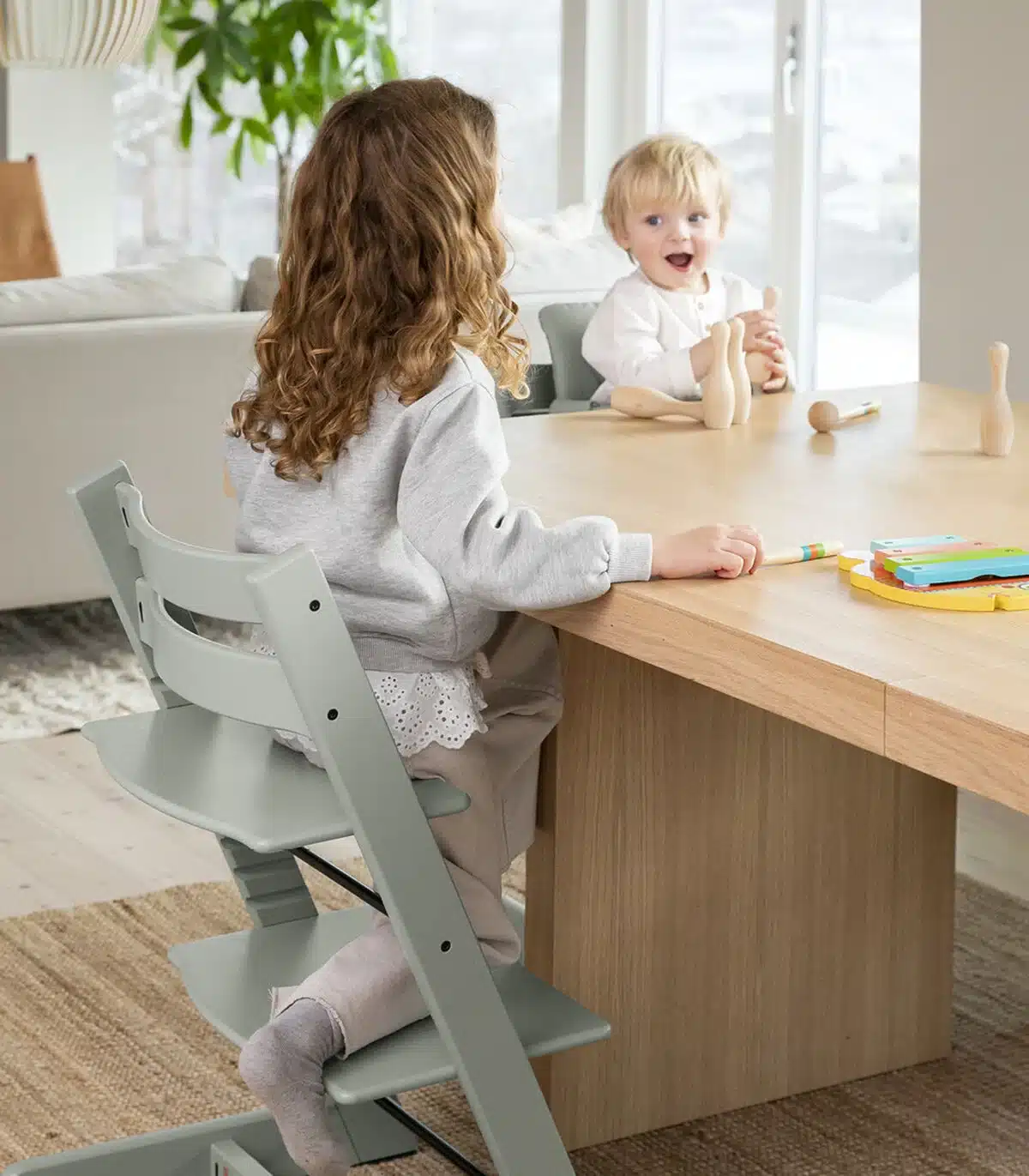 Stokke Tripp Trapp Hranilica Stolica - Glacier Green - Image 3