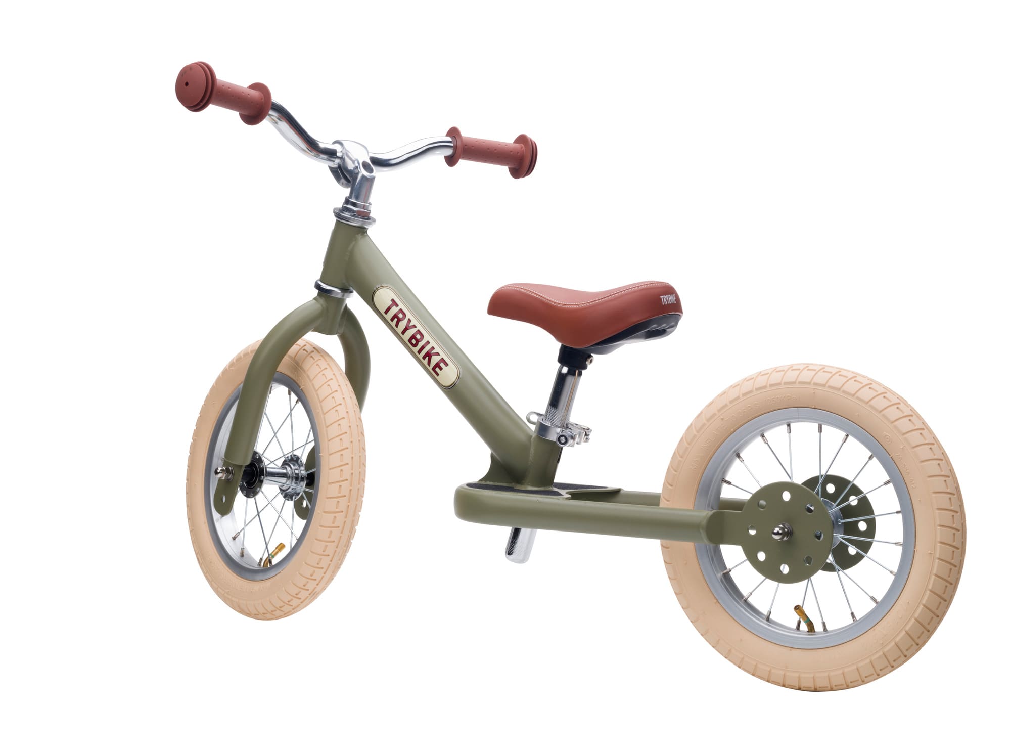 Trybike Balans bicikl 2u1 Steel Vintage Green Matt - Image 12