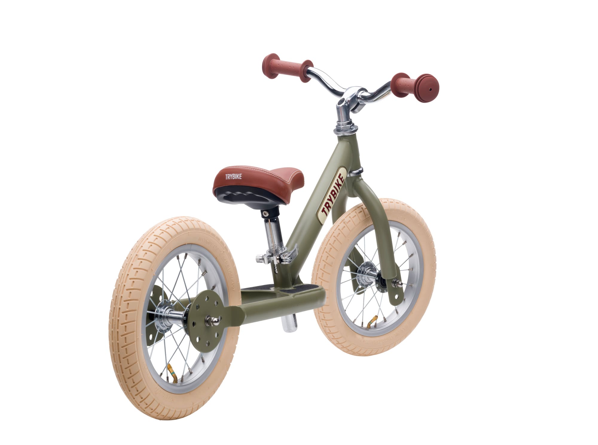 Trybike Balans bicikl 2u1 Steel Vintage Green Matt