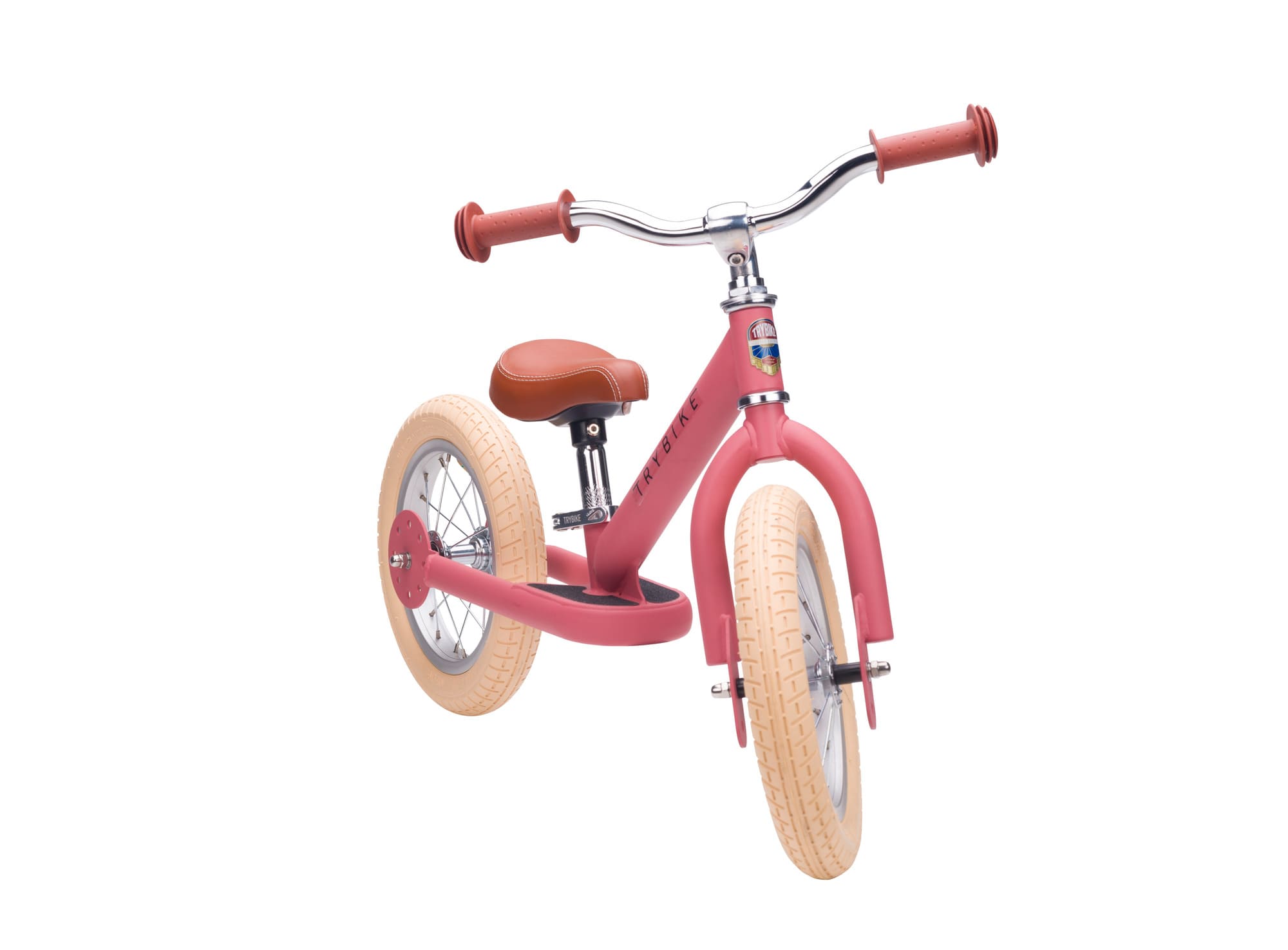 Trybike Balans bicikl 2u1 Steel Vintage Pink Matt - Image 2