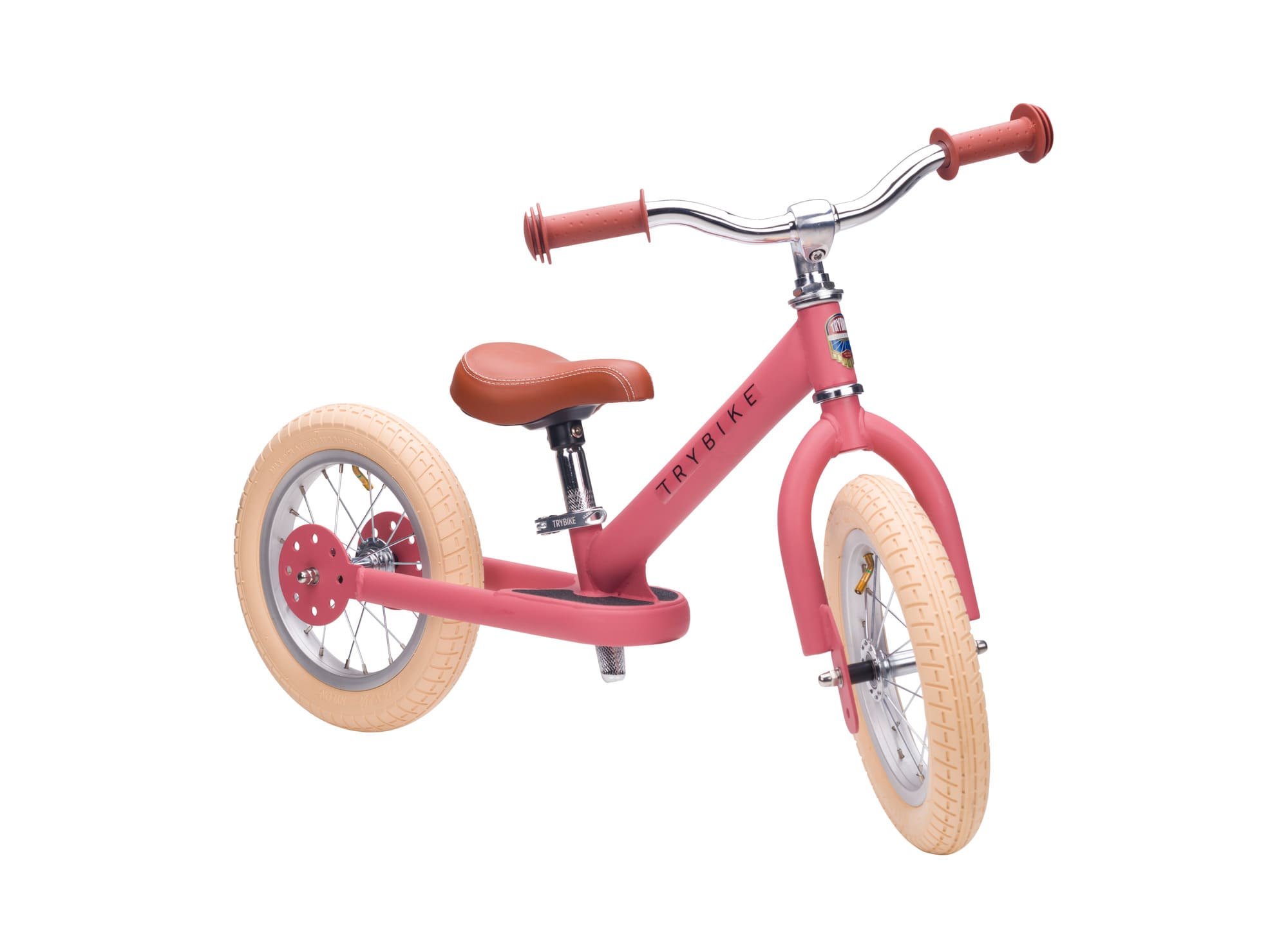 Trybike Balans bicikl 2u1 Steel Vintage Pink Matt - Image 3