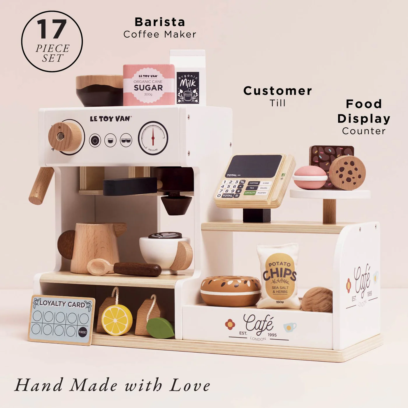 Le Toy Van Set Barista café shop - Image 2