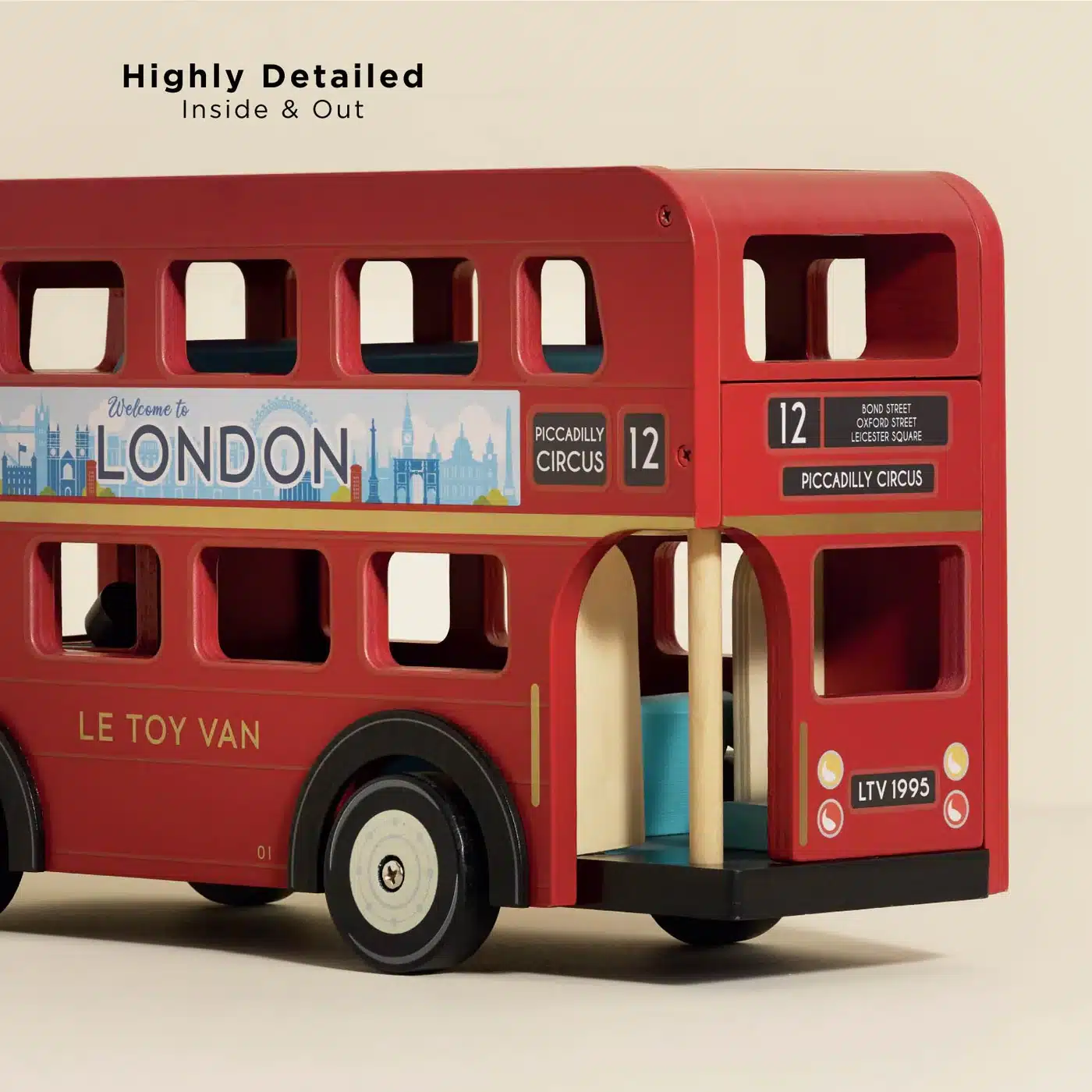Le Toy Van Drveni londonski autobus Londoner - Image 7