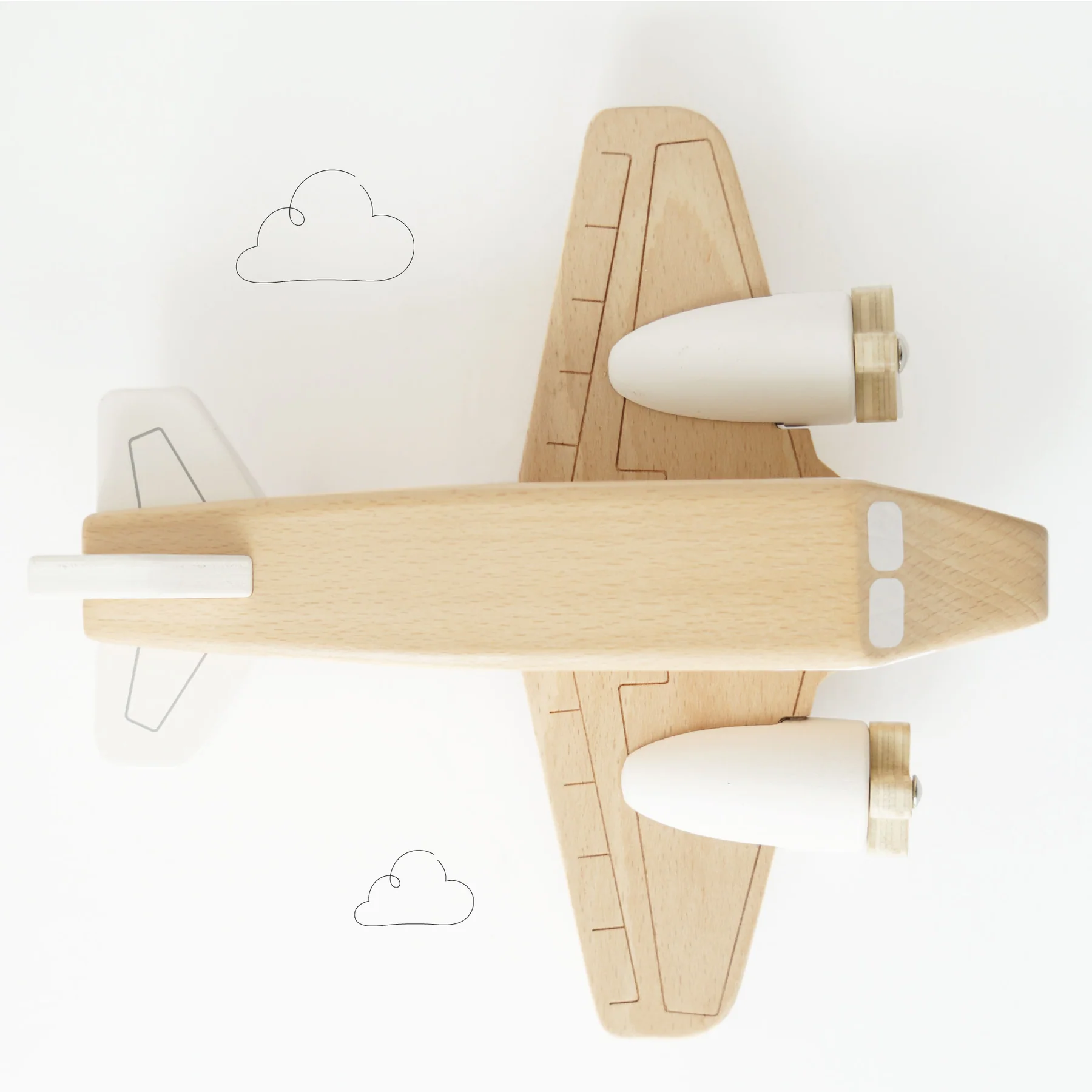Le Toy Van Drveni avion Dvomotorni putnički - Image 6