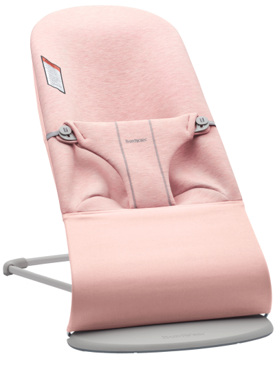 BabyBjörn Ležaljka za bebe Bliss - Light Pink, 3D Jersey