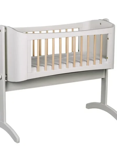 Troll Nursery ljuljajuća kolijevka Wave White/Wax