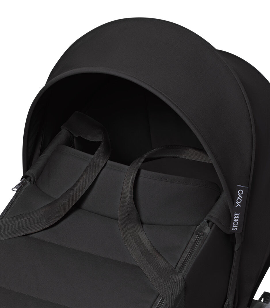 Stokke YOYO³ košara newborn shell Black - Image 10