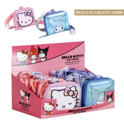 Cerdá Hello Kitty Kuromi iridescentni novčanik