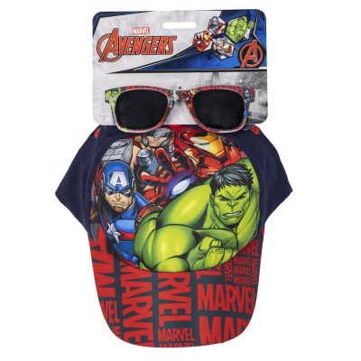 Cerdá Avengers dječiji set kapa i sunčane naočale – dizajn 3