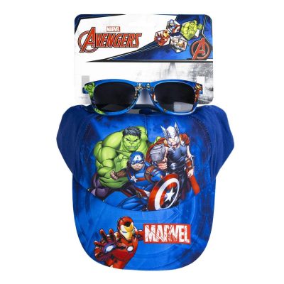 Cerdá Avengers dječiji set kapa i sunčane naočale – dizajn 1