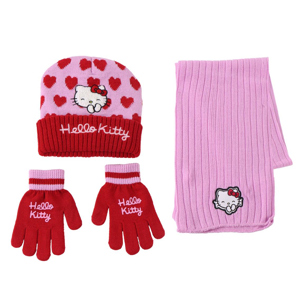 Cerdá Hello Kitty zimski set od 3 dijela sa šalom