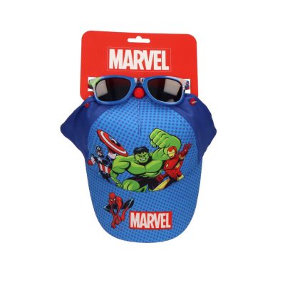 Cerdá Avengers Hulk dječiji set kapa i sunčane naočale
