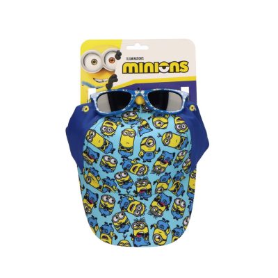 Cerdá Minions dječiji set kapa i sunčane naočale
