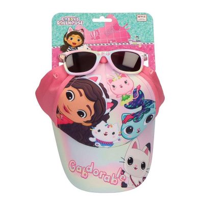 Cerdá Gabby’s Dollhouse dječiji set kapa i sunčane naočale – dizajn 1